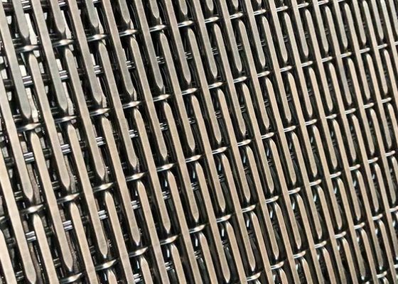 50% Open Area 7kgs/sqm Weight 3.2mm Thickness Decoration Wire Mesh for Interior and Exterior Decoration