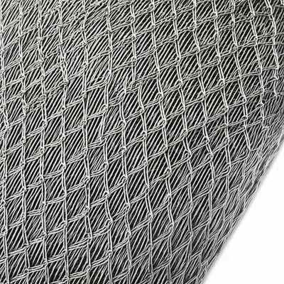 22mm*22mm Mesh Size 304 Stainless Steel Wire Rope Mesh for Zoo Rope Netting with ISO/TS 15510:2003 Standards and Customized Color