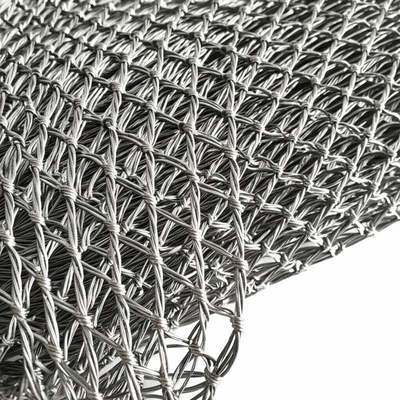 Flexible Stainless Steel Ferrule Rope Mesh Net Zoo Aviary Mesh For Parrot