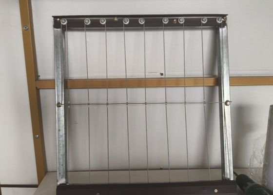 เครื่องยืดหยุ่น 304 สแตนเลส สายเชือก Mesh ด้วยขนาด Mesh 45 มม สําหรับสวนสัตว์และความปลอดภัย