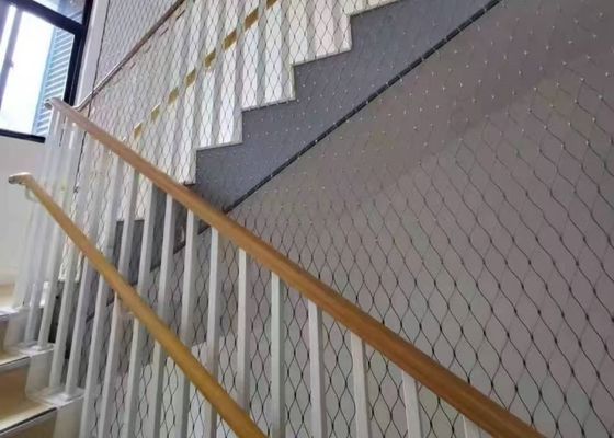 SS304 2.2mm Cable Wire Fence Mesh For Zoo Mesh Animals Protection