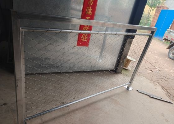 Rede de Cabo de Aço Inoxidável Flexível para Gaiolas de Animais