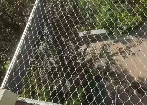 Good price 3.0mm Draadbalustrade Mesh 50 * 50mm roestvrij staal draad touw mesh online