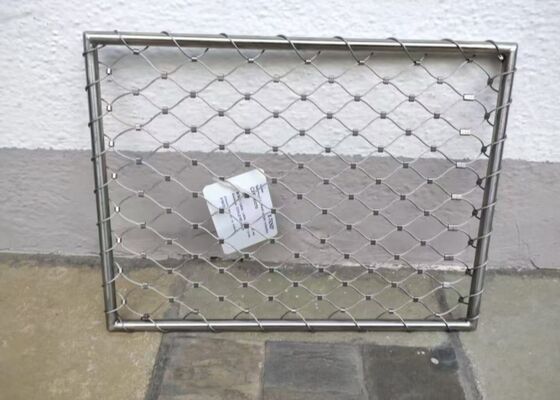 Aço inoxidável fio de malha zoológico recinto de animais para gaiolas de animais e malha de corda