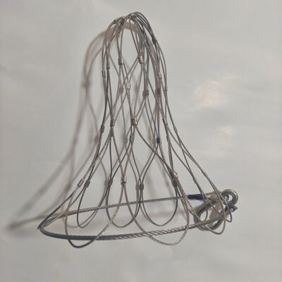 स्टेनलेस स्टील रस्सी सुरक्षा नेटिंग अनुकूलन योग्य ड्रॉप सुरक्षा फ्लडलाइट