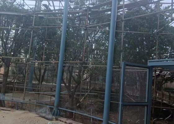 Flexible Stainless Steel Woven Wire Rope Mesh  for Stair Railing Aviary Fence