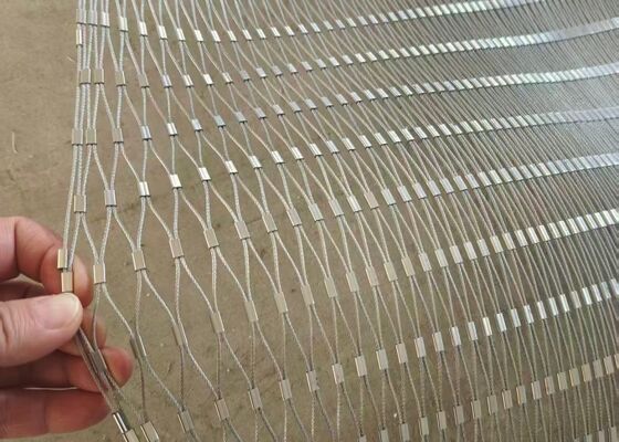 SS304 2,0 mm Edelstahlseilnetz für Spielplatzzaun
