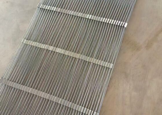 Flexible 304 Stainless Steel Wire Cable Rope Mesh Net For Aviary Zoo Safety Fence