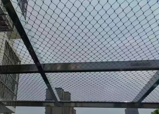 Prezzo buono Griglia di corda in acciaio inossidabile per il controllo dell'inquinamento dell'acqua Griglia di protezione da caduta morbida in linea