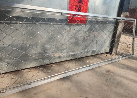 Buen precio Instalación fácil de malla de cable de acero inoxidable para vallas de seguridad en línea