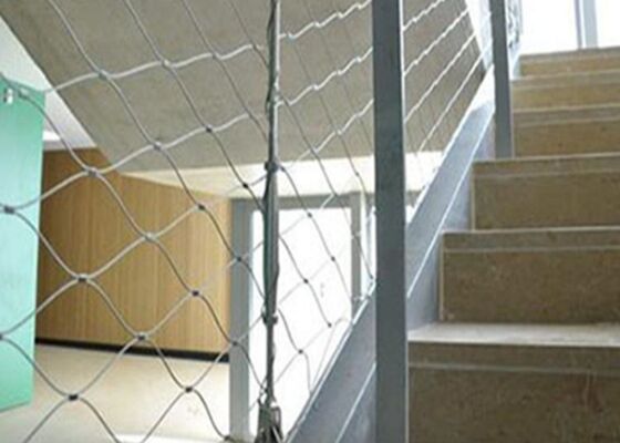 304 Sợi dây lưới lưới chống ăn mòn lưới an toàn cho cầu thang và tường xanh
