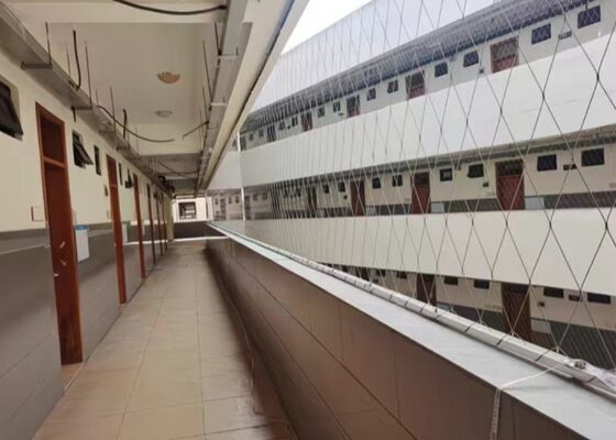 SS304 Easy Install Stainless Steel Rope Mesh For Outdoor Fence And Decoration