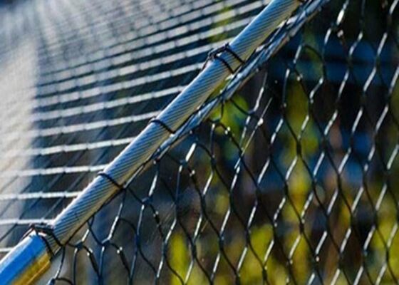 Stainless Steel Rope Mesh Strong Tensile Decorative Net For Outdoor Balcony