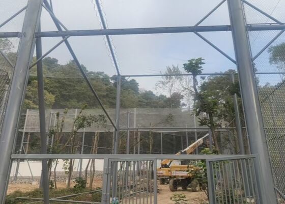 small mesh openning Wire Rope Mesh SS304 1.6mm For Avairy Fence