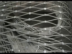 Loại miệng khép kín Stainless Steel Cable Mesh 304 Steel Rope Mesh