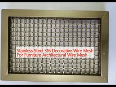Thép không gỉ 316 Màng sợi trang trí cho đồ nội thất Màng sợi kiến trúc