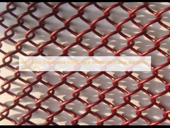 Đỏ 2mm trang trí kim loại dây lưới trang trí lưới cho tủ