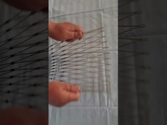 Stainless Steel Wire Rope Mesh bền 18 * 18mm lưới dây chuyền