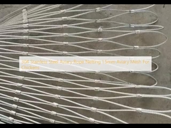 304 Stainless Steel Aviary Rope Netting 1.5mm Aviary Mesh For Chickens