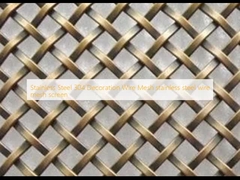 Thép không gỉ 304 trang trí Wire Mesh màn hình lưới sợi thép không gỉ