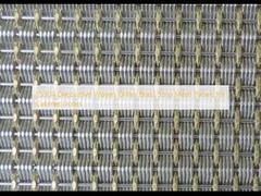 SS304 Mái lưới dệt trang trí tấm lưới dải đồng cho cửa tủ