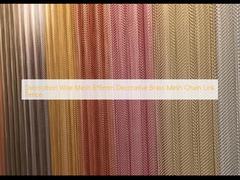 Trang trí Wire Mesh 6 * 6mm trang trí đồng lưới dây chuyền nối hàng rào