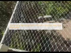 3.0mm Wire Balustrade Mesh 50*50mm Stainless Steel Wire Rope Mesh