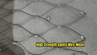 High Strength Stainless Steel Wire Rope Mesh for Safety