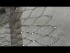 Maille de câble en acier de balustrade d'AISI316 50*50mm