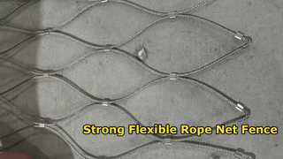 Durable Stainless Steel Rope Net Fence for Ultimate Security