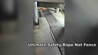 Durable Stainless Steel Rope Net Fence for Safety