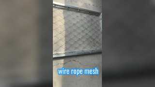 Stainless Steel Rope Mesh For Animal Protection Netting